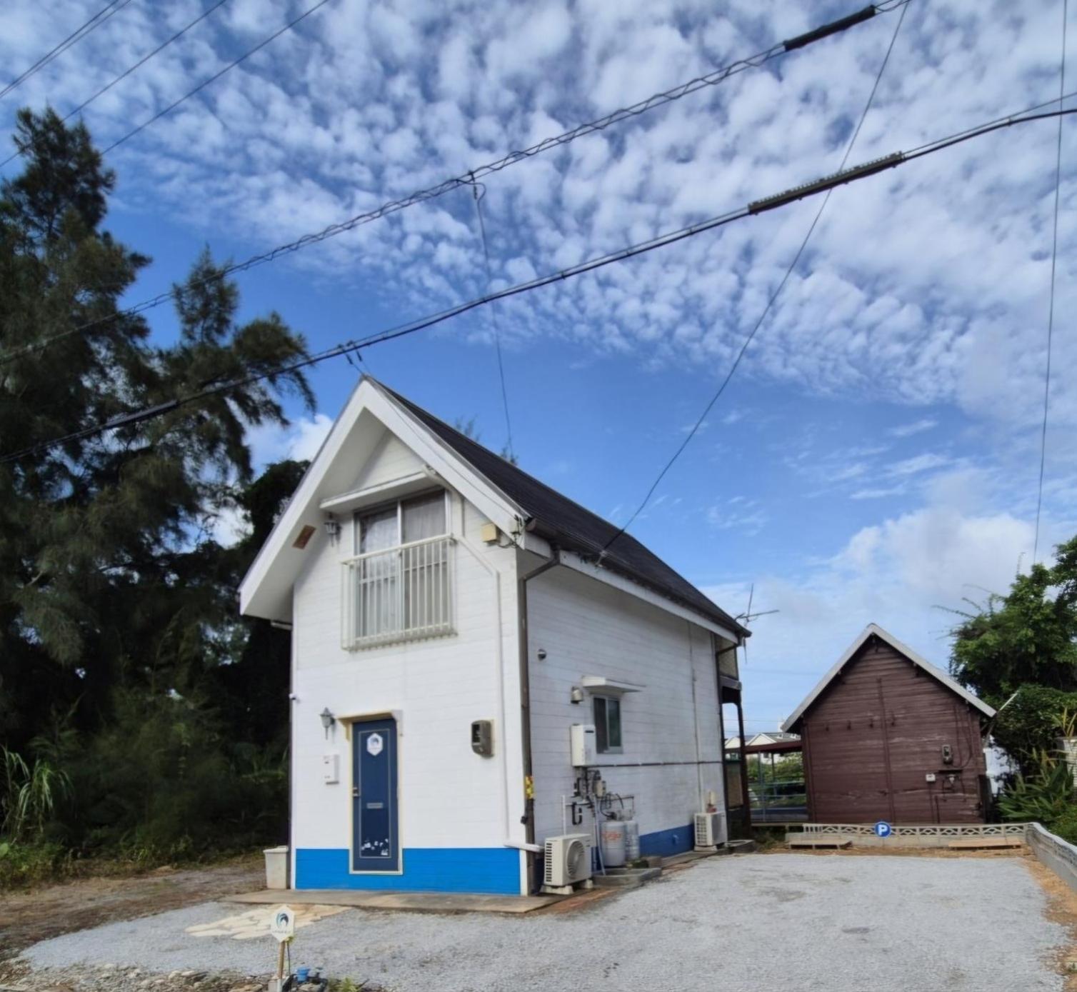 Cottage Blue Onna Kültér fotó