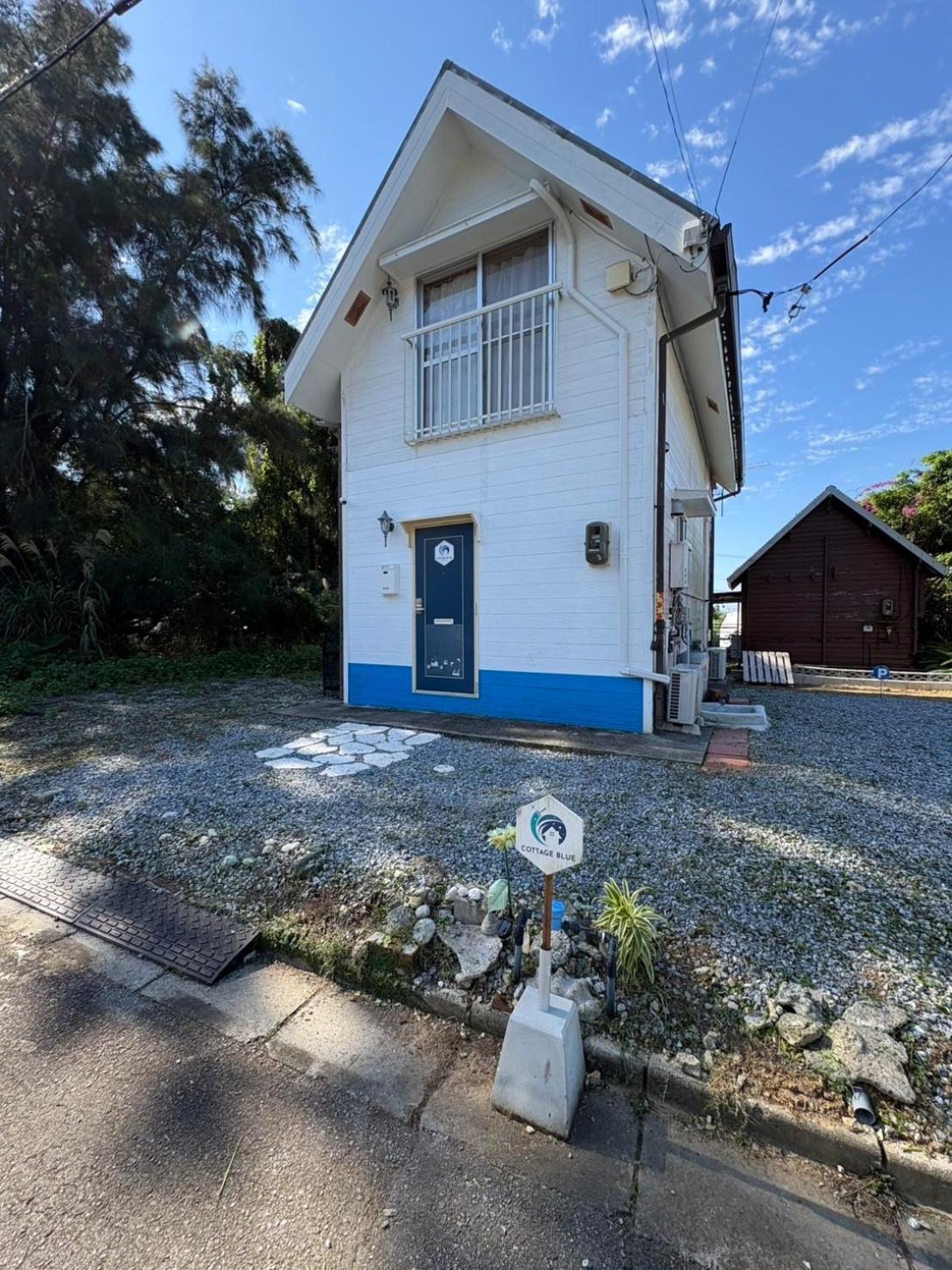 Cottage Blue Onna Kültér fotó